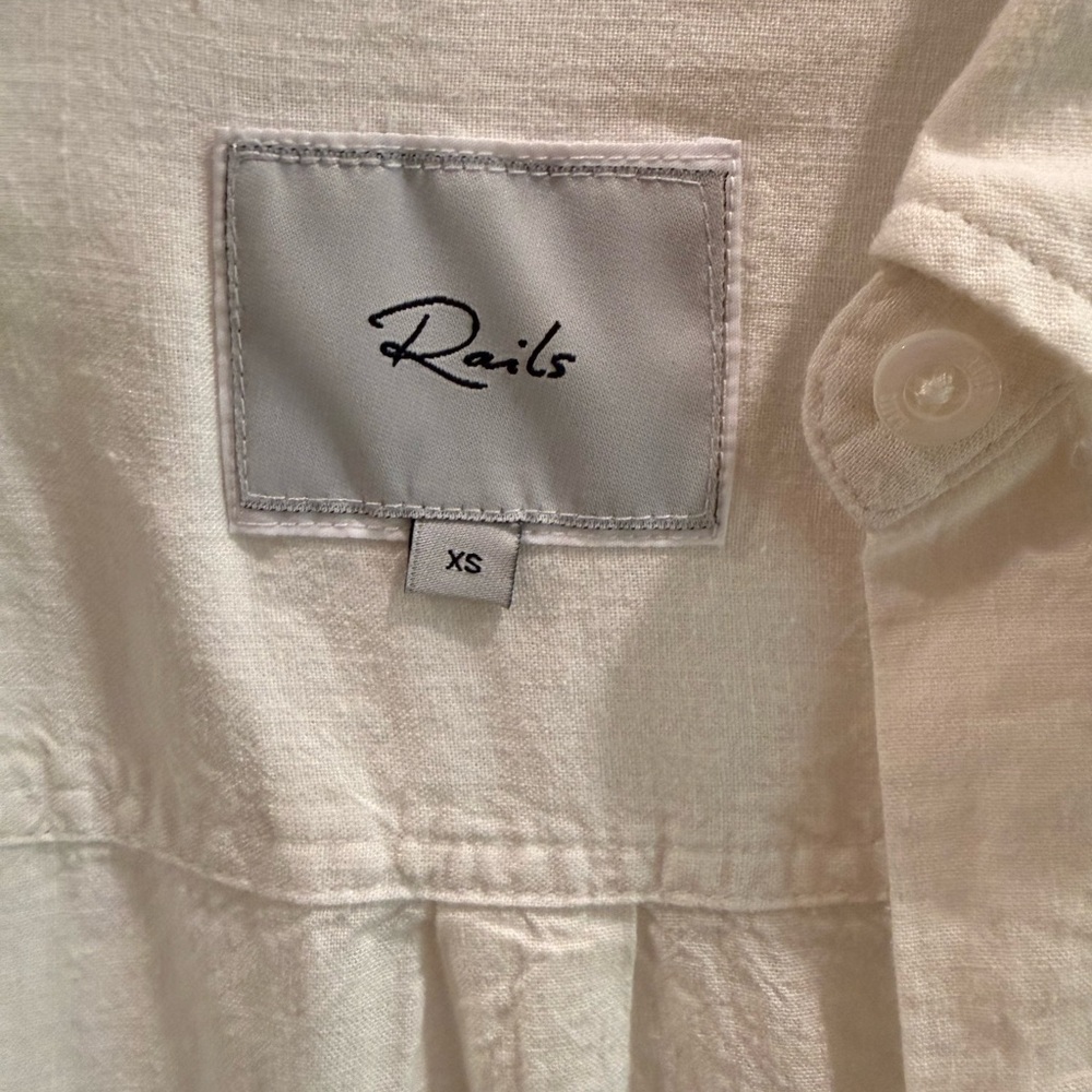 The Rails Embroidered Palm-Print Button-Up Shirt - Picture 4 of 4